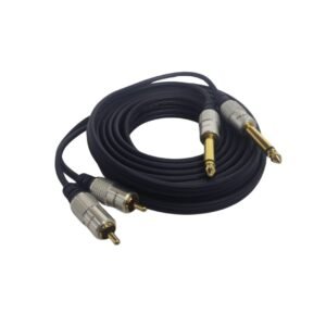 Cable 2 RCA a 2 1/4" Pro Audio