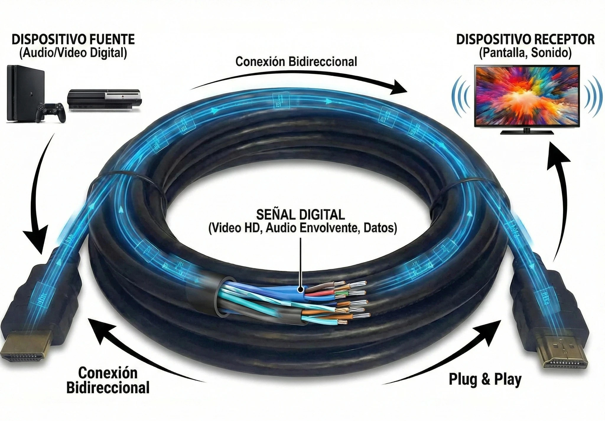 CABLE HDMI 5 Mt - Image 3