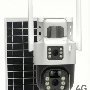 CAMARA EXTERIOR DOBLE LENTE PANEL SOLAR 4G